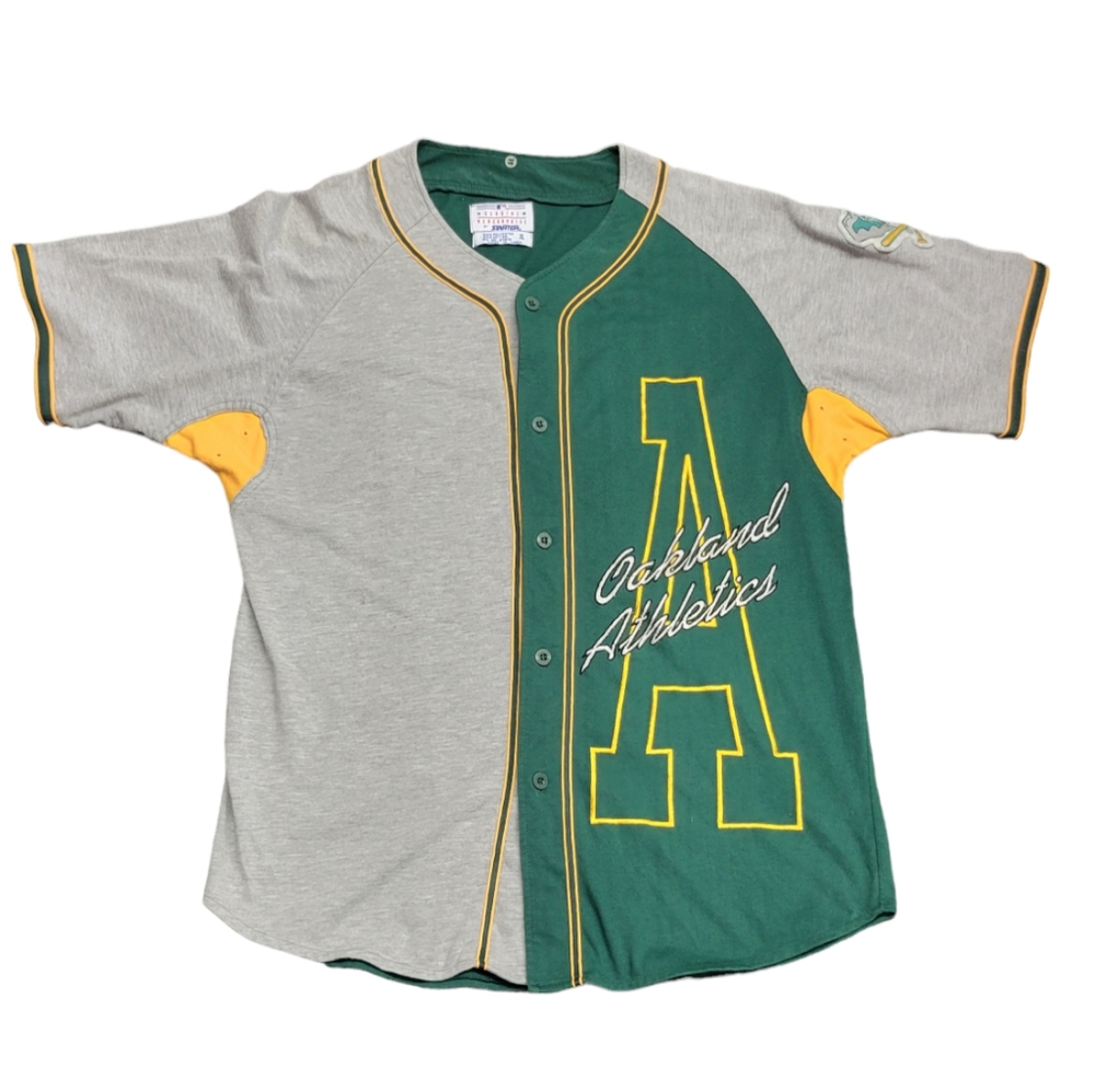 Vintage Oakland Athletics A's Elephant Starter MLB Baseball Jersey - Men's XL